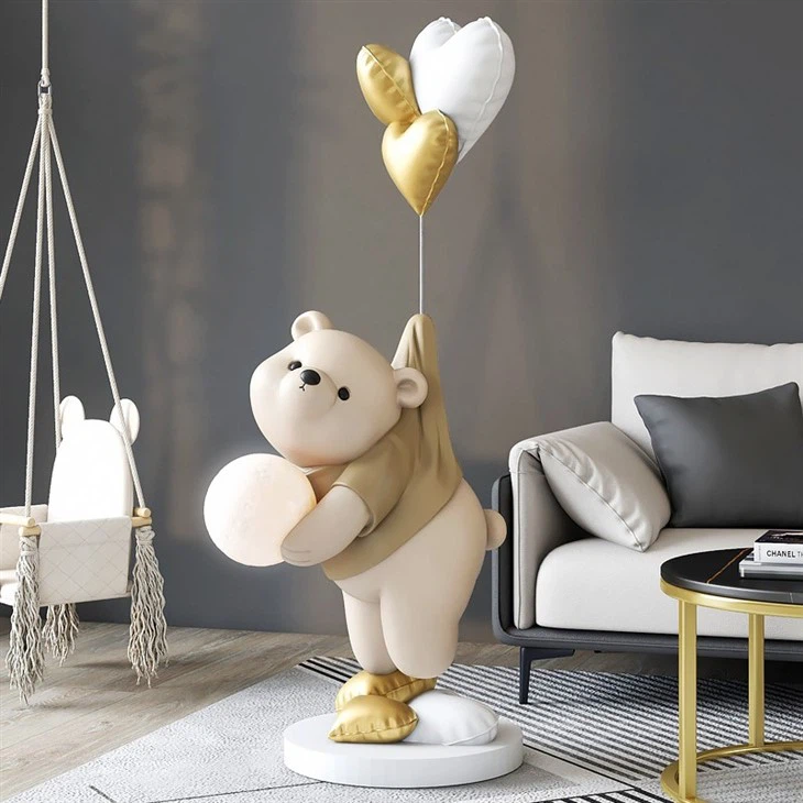 Enchanted Luminary Bear Sculpture