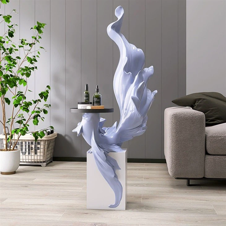 Large Koi Fish Tray Statue